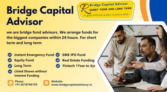 Bridge Capital Advisory Pvt ltd: Delivering Fast, Reliable, and Tailored Funding Solutions for Businesses