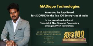 Beyond Business: MADique Technologies Wins India SME 100 Award for Innovation s Social Impact