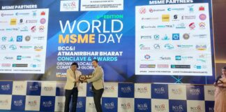 ISR honoured with MSME Atmanirbhar Bharat Award for Social Impact