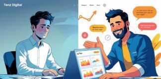 From Invisible to Unstoppable: How TenzDigital Transforms Small Business Websites Into Growth Powerhouses Visual transformation of a small business from being invisible online to becoming a glowing, high-traffic digital storefront powered by Tenz Digital’s web design and SEO.