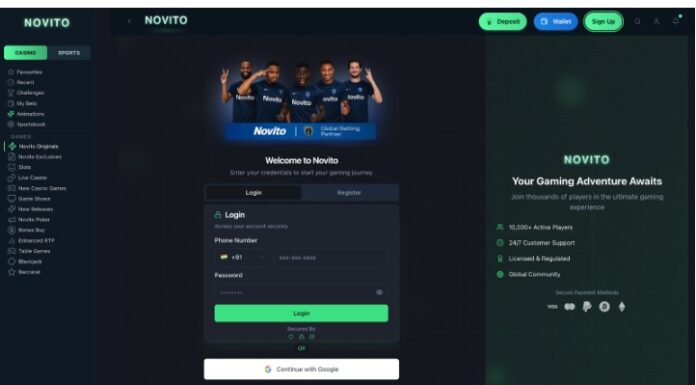 Trusted Crypto Gaming: Novito Casino’s Instant Play is the Future of Global Online Betting