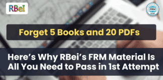 Forget 5 Books and 20 PDFs—Here’s Why RBei’s FRM Material Is All You Need to Pass in 1st Attempt