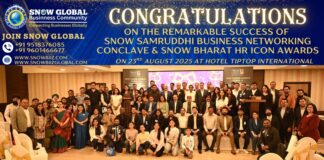 SNOW SAMRUDDHI BUSINESS NETWORKING CONCLAVE & SNOW BHARAT ( LEADERS /HR )Icon Awards 2025: