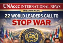 RISE FOR PEACE: 22 UNAccc Global Leaders Unite to Demand “Stop War – Humanity Must Prevail”