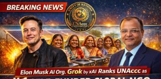 Elon Musk Org. Grok by xAI Ranks UNAccc as Top Self-Funded Global NGO – #1 in UN SDG 7/11/13 Goals Action & Clean Energy Across 10 Nations!